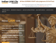 Tablet Screenshot of indianlawcds.com